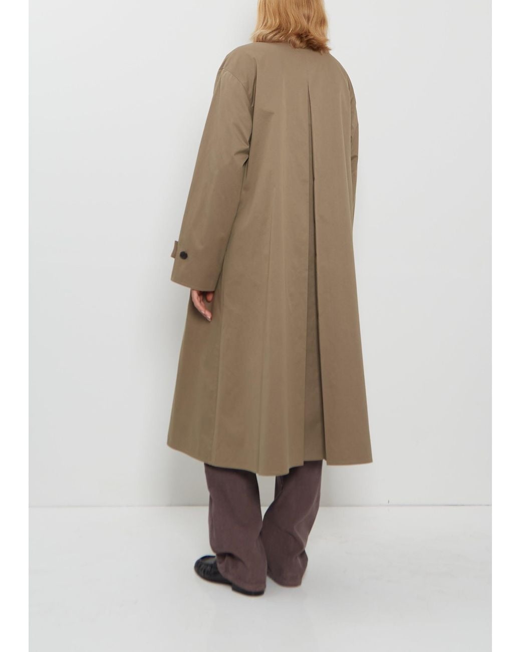 The Row Natural Lolana Cotton Coat