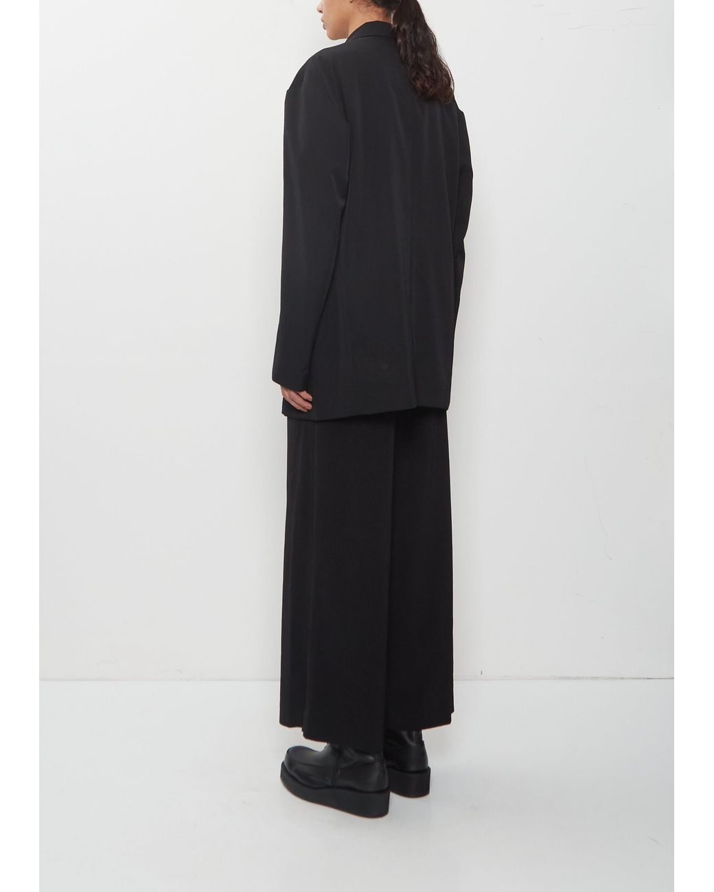 Y's Yohji Yamamoto Black Tailored Wool Jacket