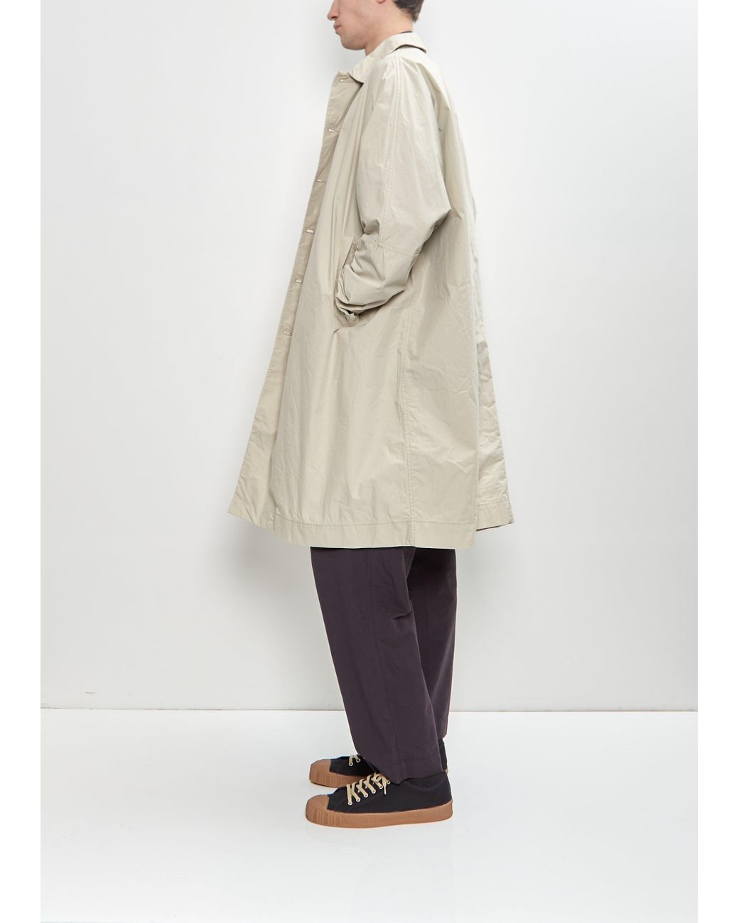 【新品未使用】CASEY CASEY / BIG PONCHO COAT Casey Casey Big Blobby Coat - Kasper Black