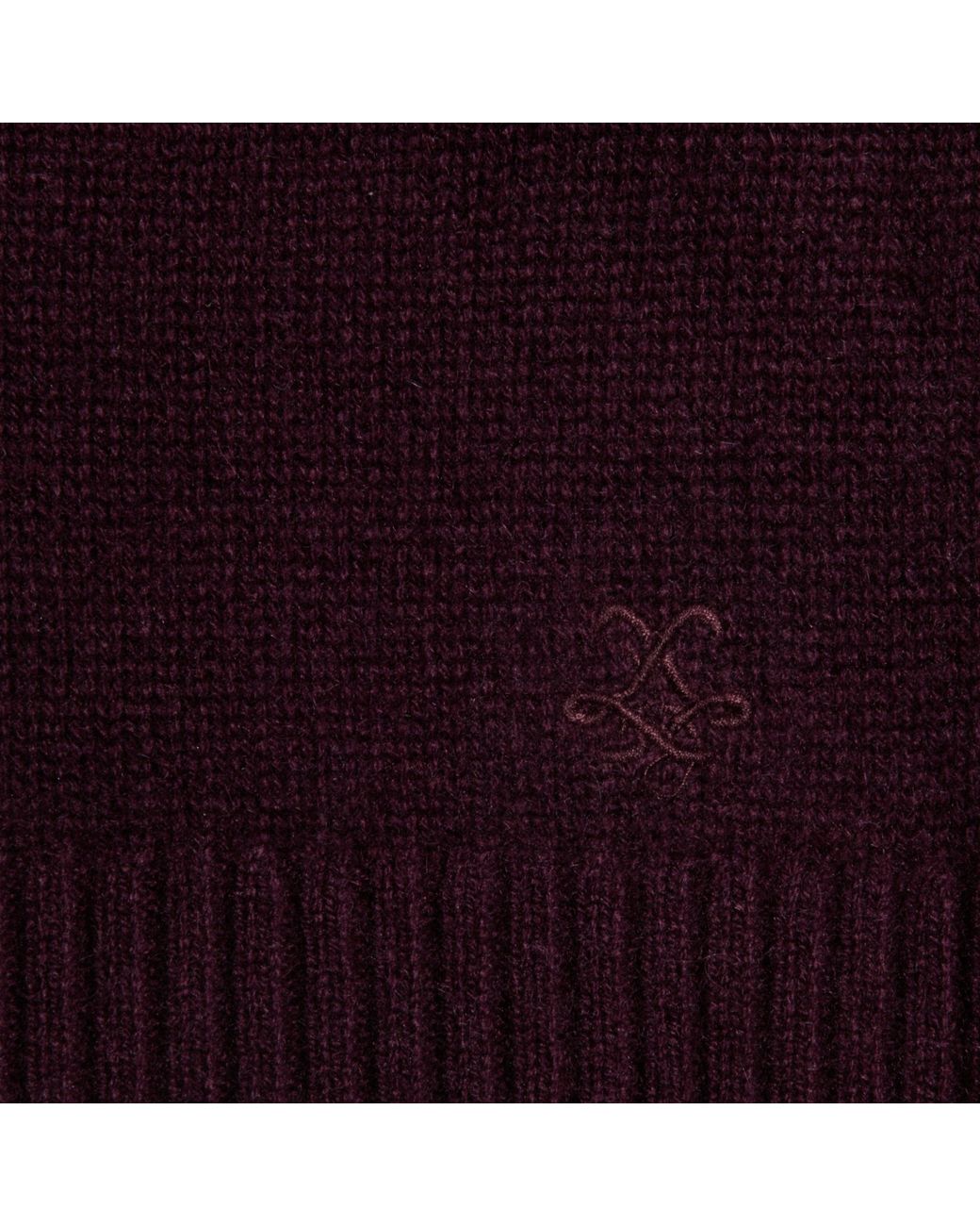 L'Agence Purple Laine Cashmere Pullover