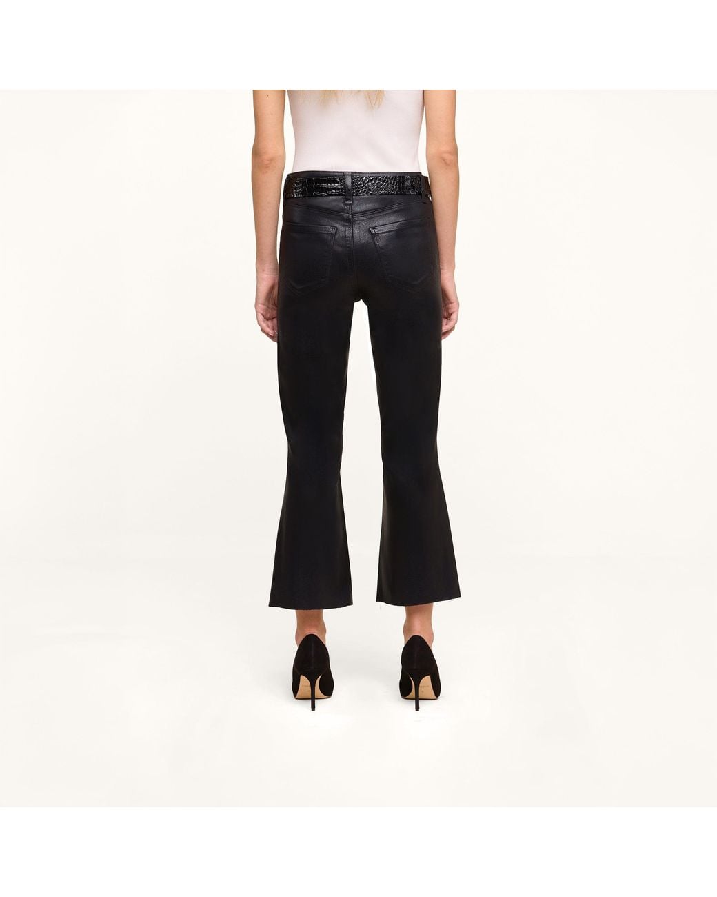 L'Agence Blue Petite Kendra Coated Jean