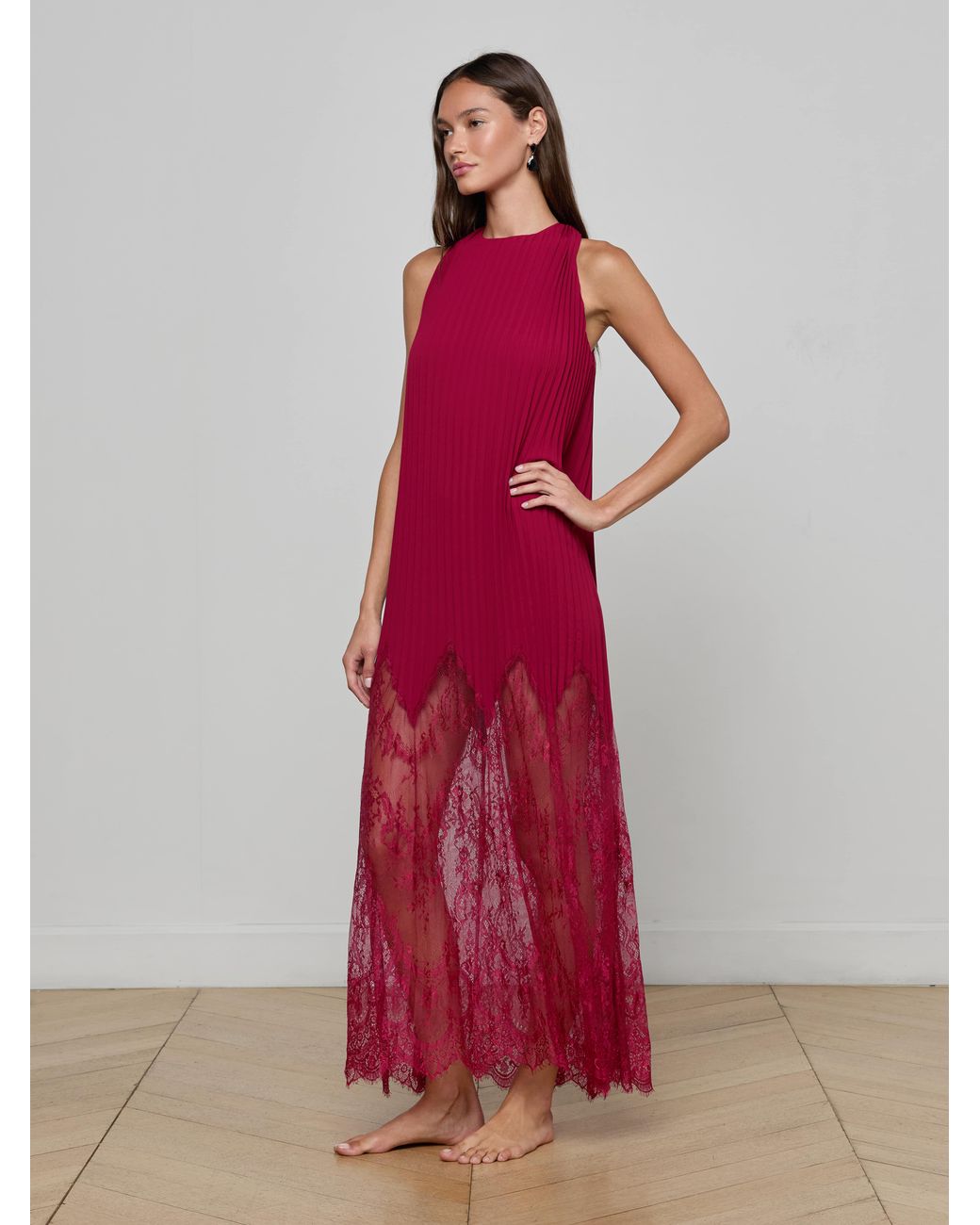 L'Agence 'Agence Adalynn Cover-Up Dress in Red | Lyst