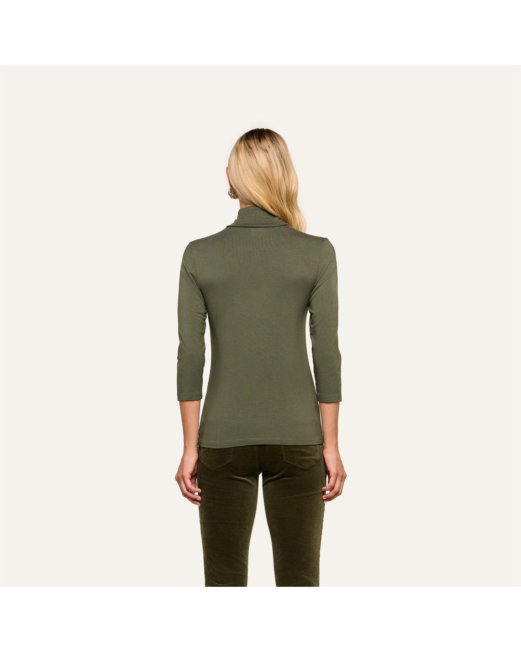 L'Agence Green 'Agence Aja Turtleneck