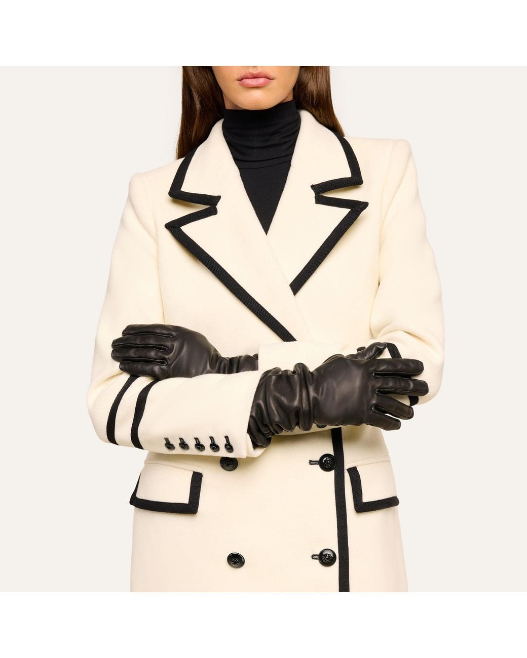 L'Agence Black 'Agence Ballad Gloves