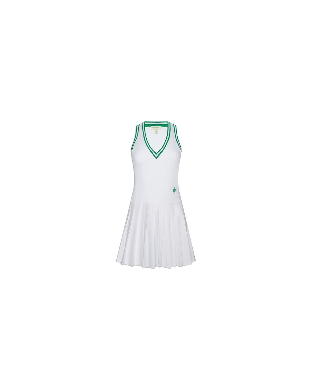 L'Agence Blue Courtney Racerback Tennis Dress