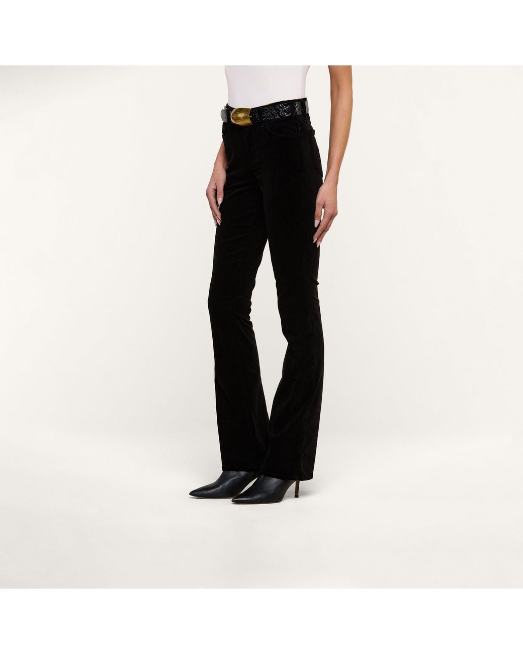 L'Agence Black Stevie Velvet Jean