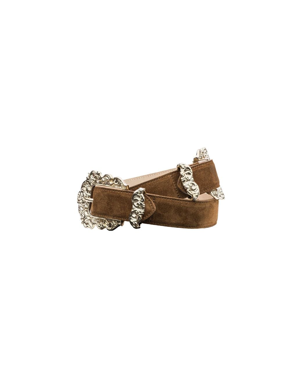 L'Agence Natural Chayenne Suede Belt