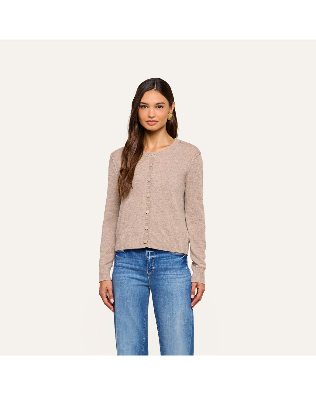 L'Agence Natural Malone Cashmere Cardigan