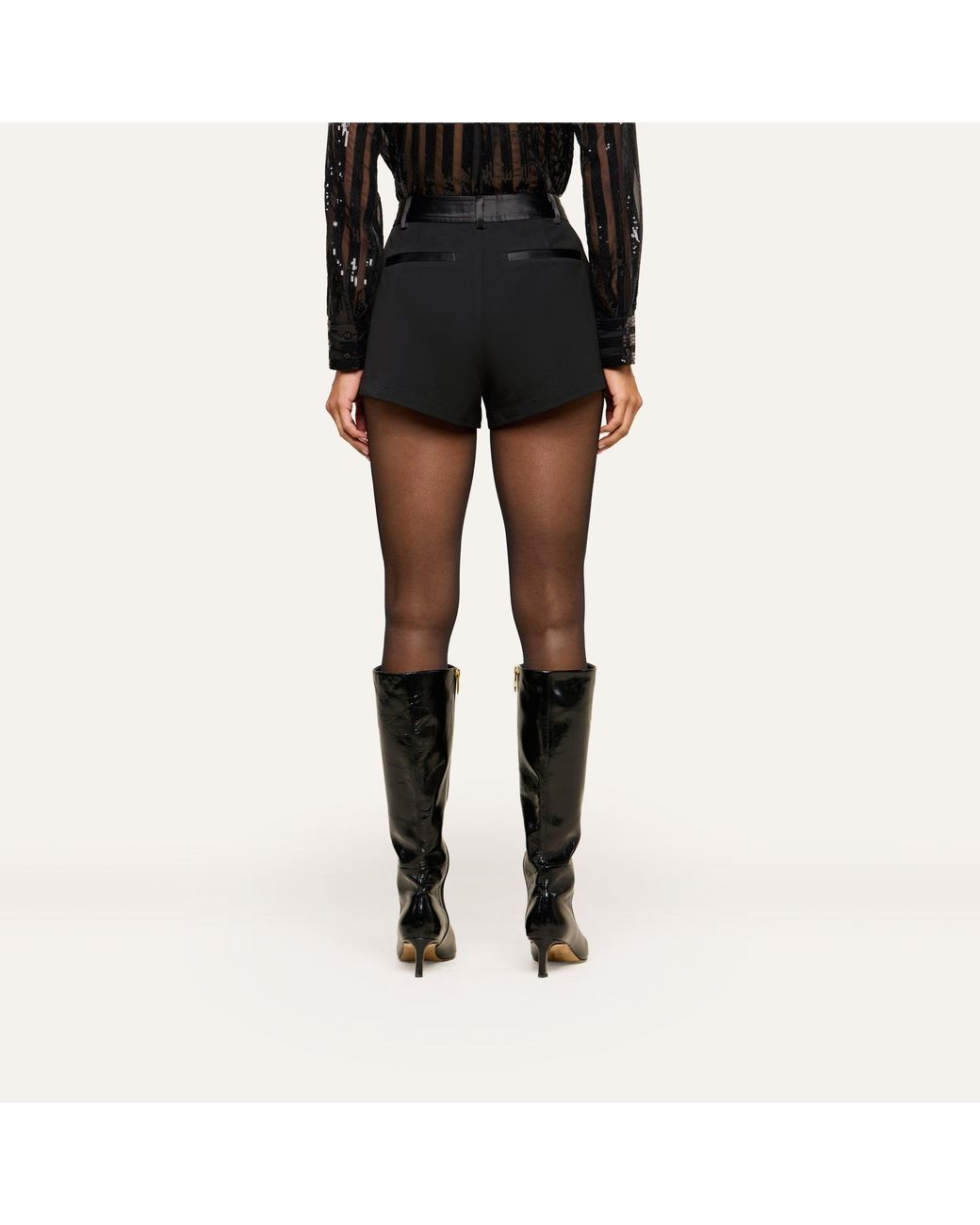 L'Agence Black Colt Tuxedo Short