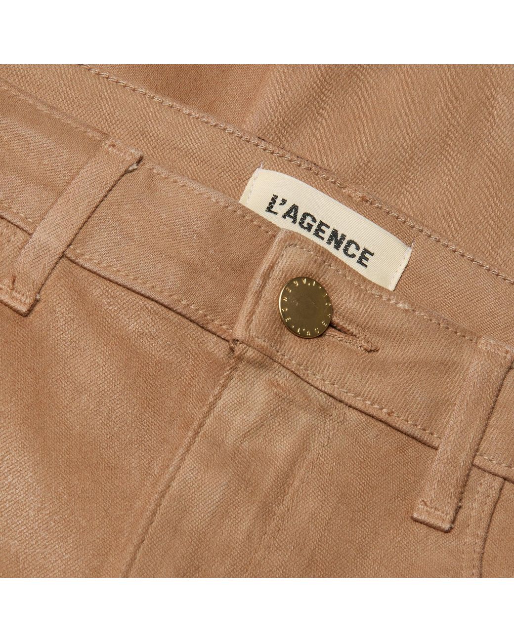 L'Agence Natural Marty Coated Flare Jean