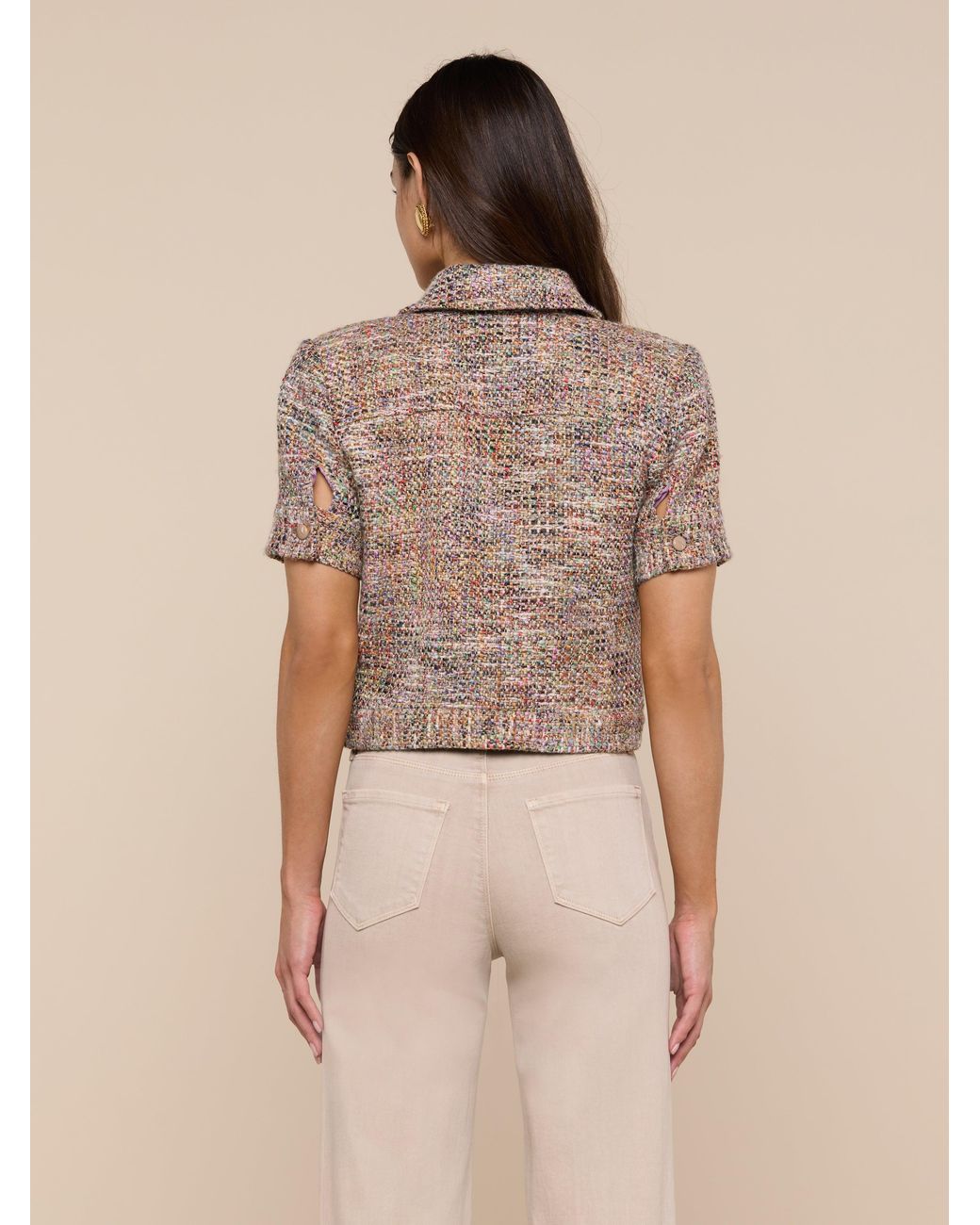 L'Agence Natural Chita Tweed Jacket