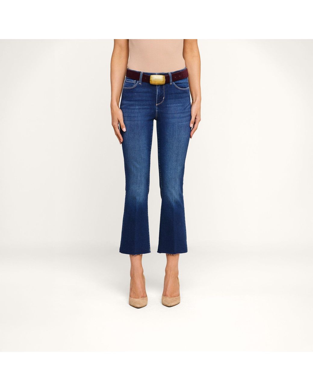 L'Agence Natural Montell Suede Belt