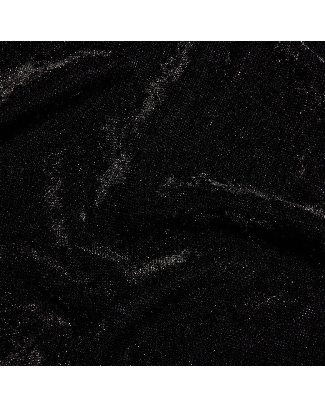 L'Agence Black Thalassa Velvet Mesh Bodysuit