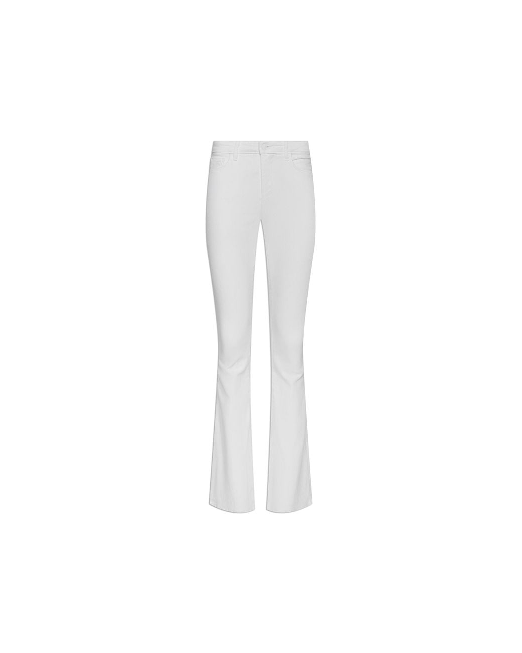L'Agence White Cara Low-Rise Bootcut Jean