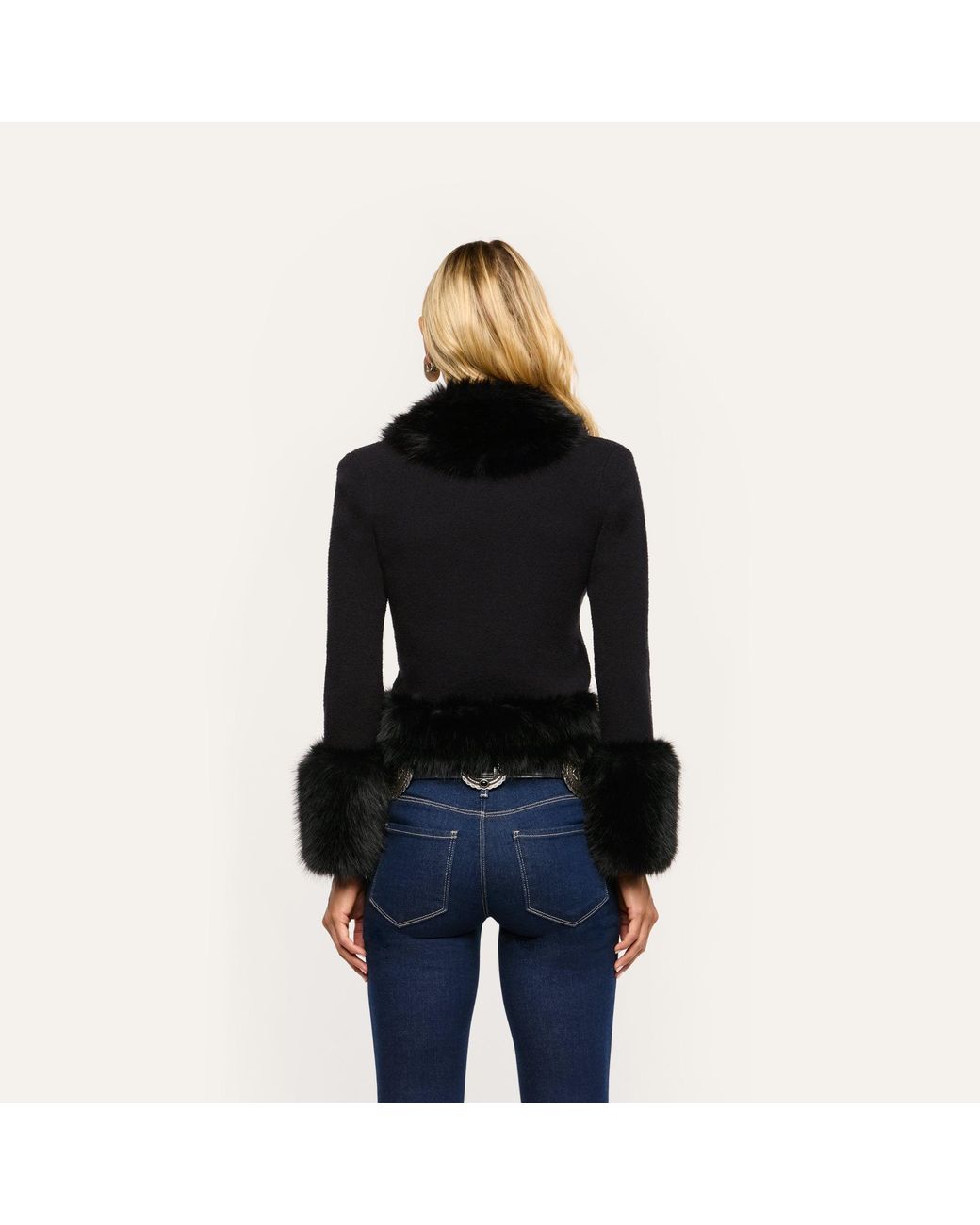 L'Agence Black Irma Cardigan