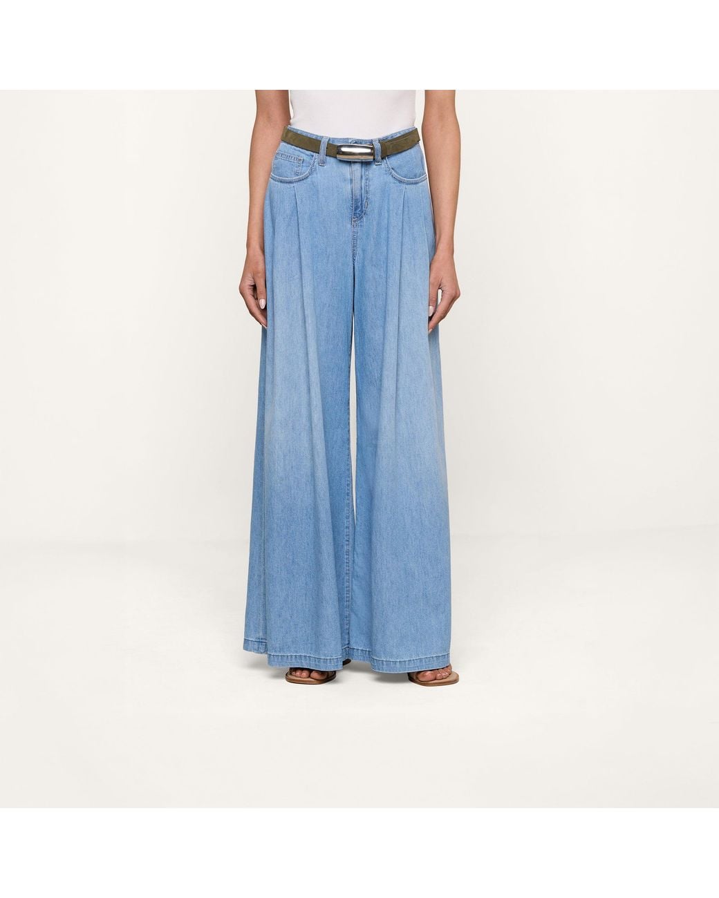 L'Agence Natural Marlowe Suede Belt