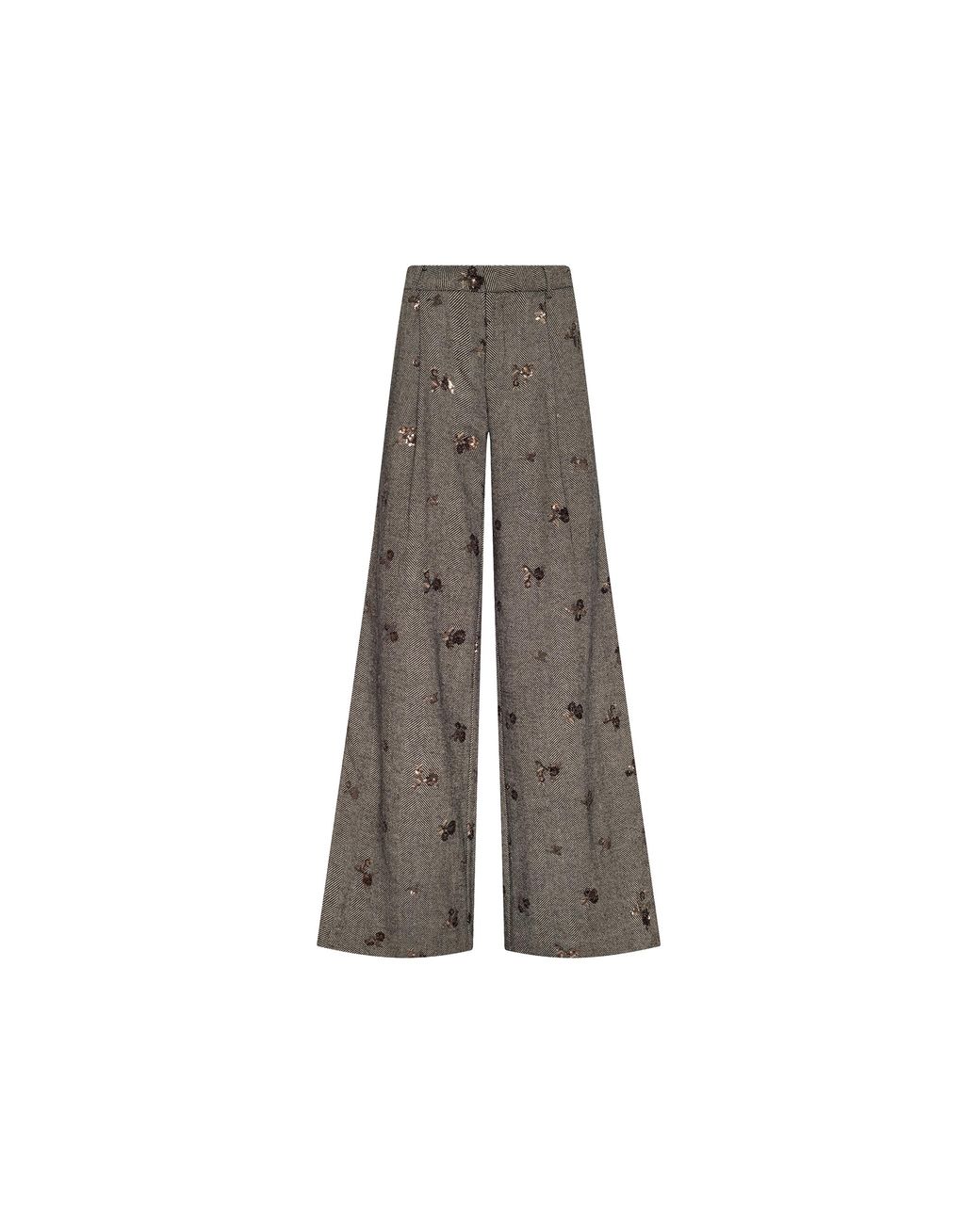 L'Agence Gray Allanah Sequined Trouser