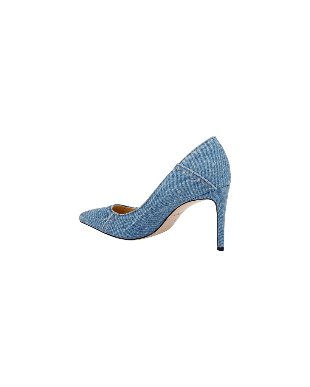 L'Agence Blue Maelle Denim Pump