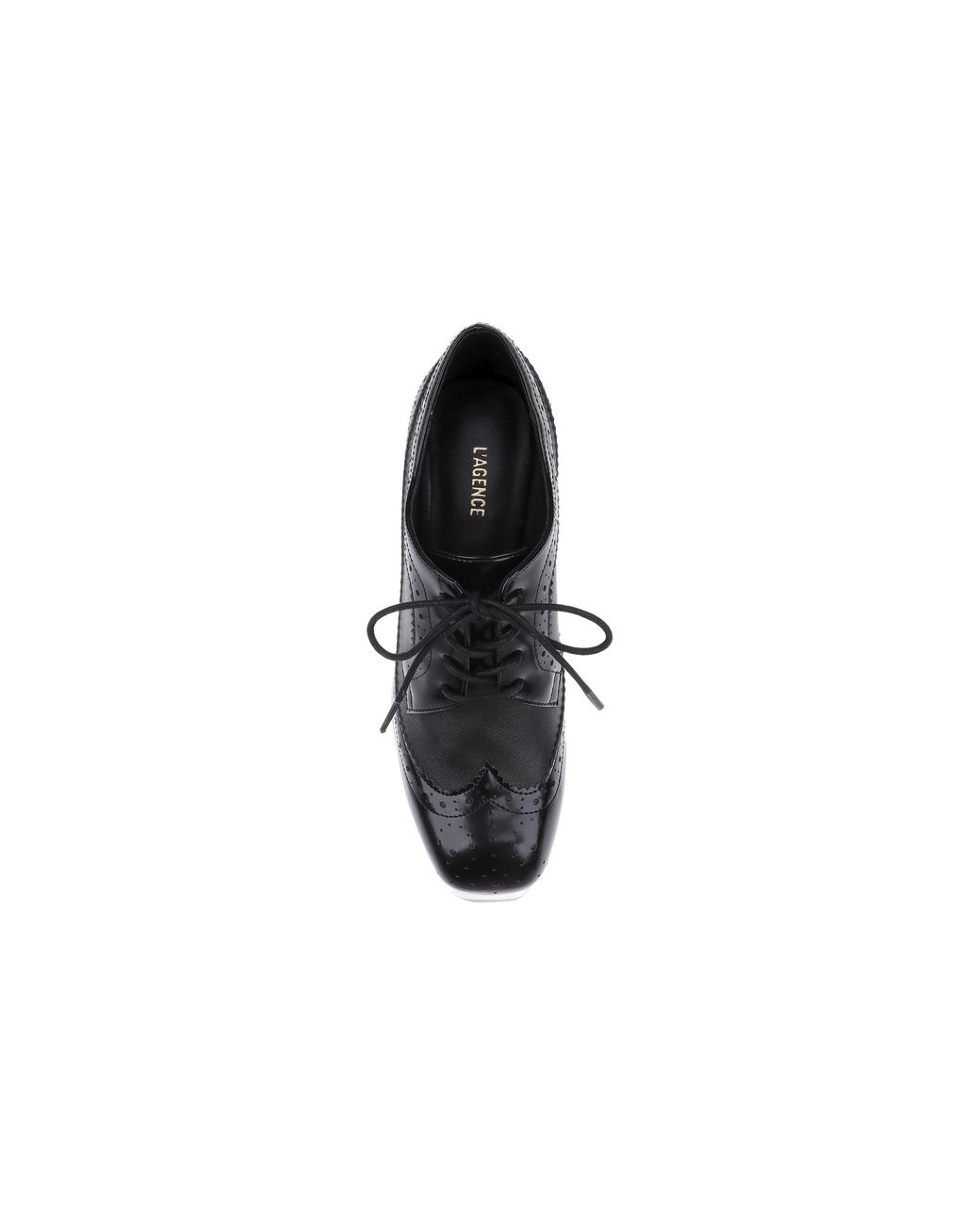 L'Agence Black Tania Oxford Pump