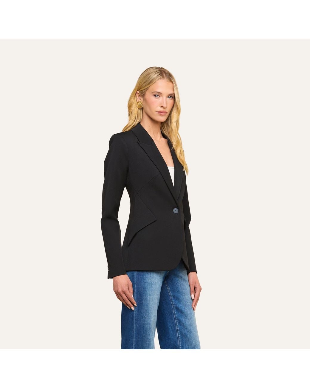 L'Agence Black Chamberlain Blazer