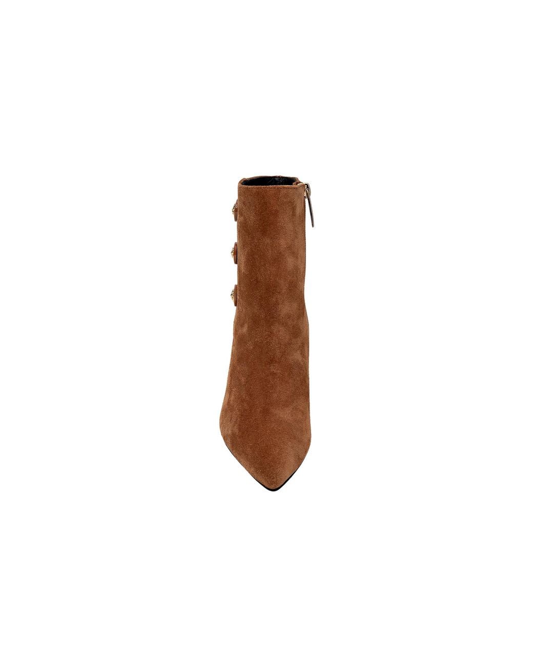 L'Agence Brown Theodora Block-Heel Bootie