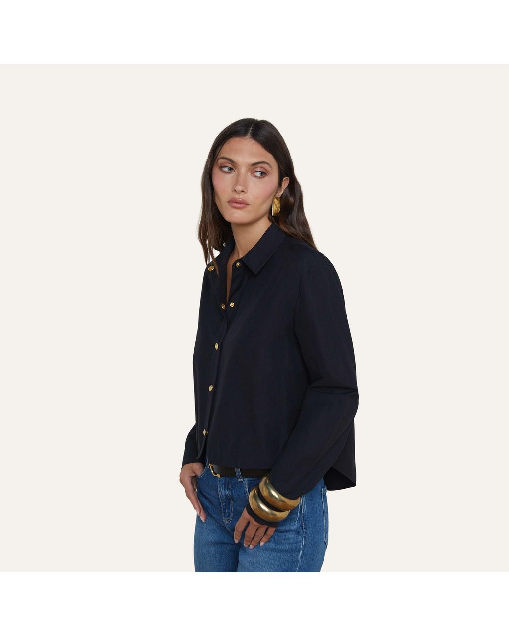 L'Agence Blue Cosette Shirt
