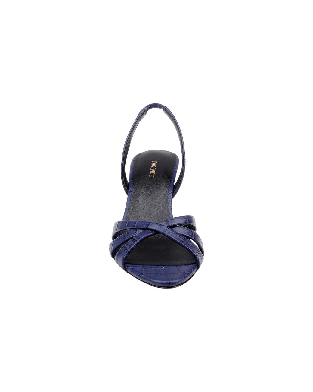 L'Agence Blue Colwill Slingback Sandal
