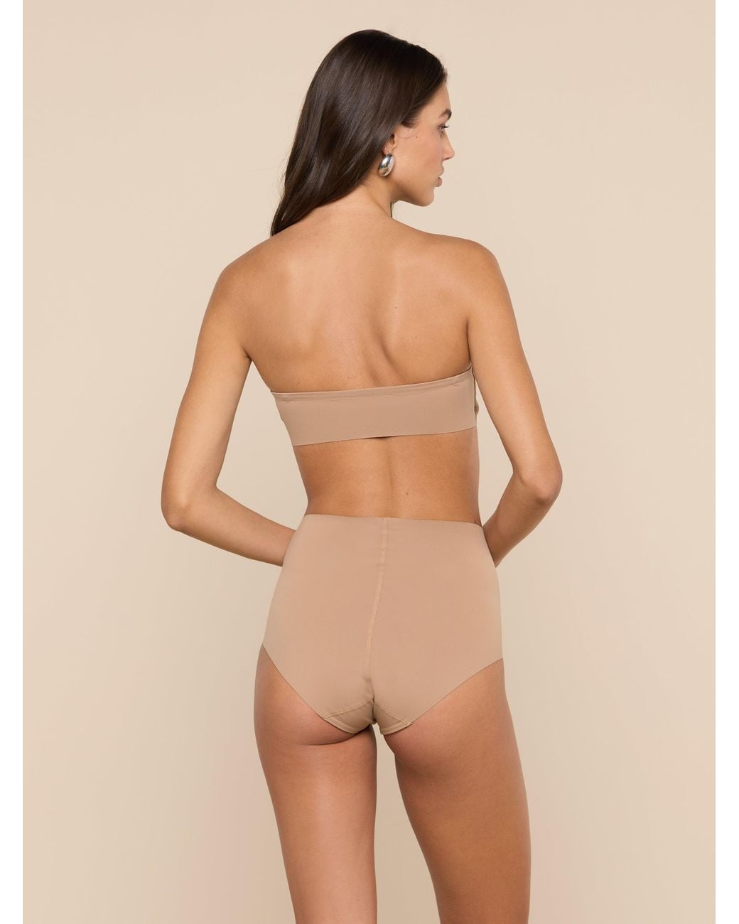 L'Agence Natural Mietta Knit Bandeau Top