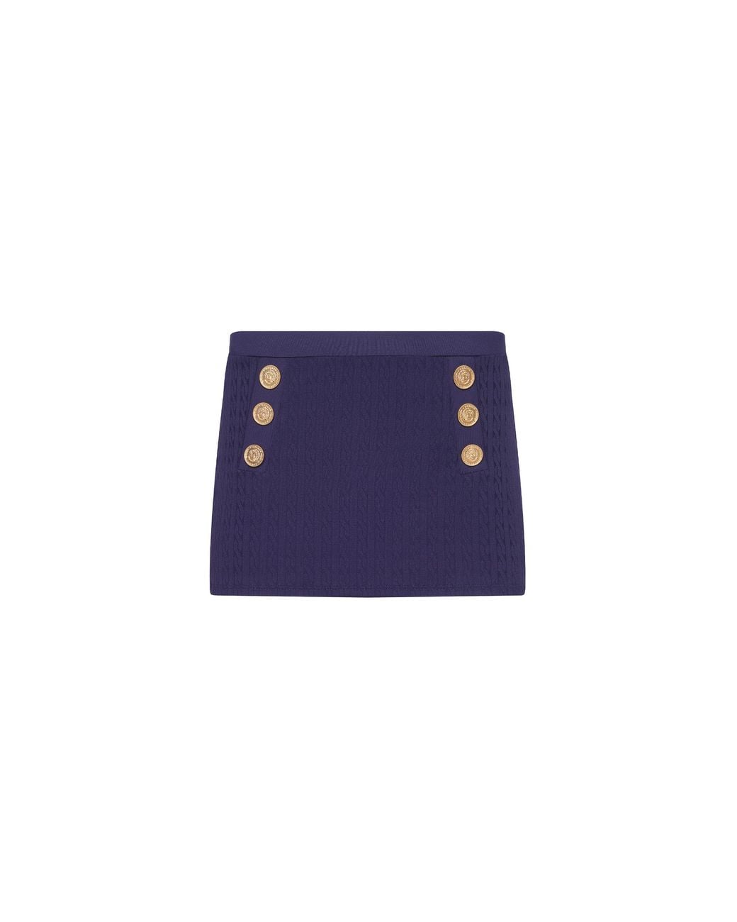 L'Agence Blue Coco Mini Skirt Cover-Up