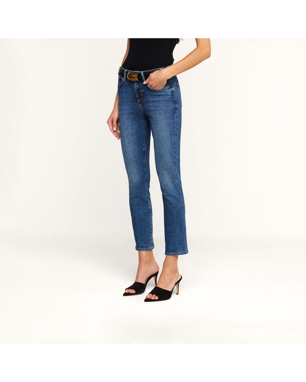 L'Agence Blue Celestia Slim-Leg Jean