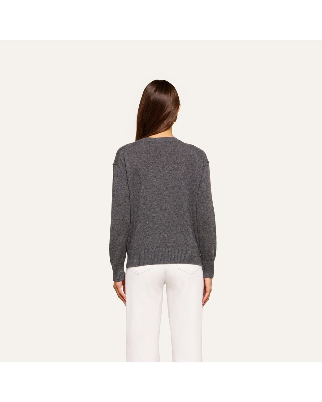 L'Agence Black Spence Cashmere Pullover