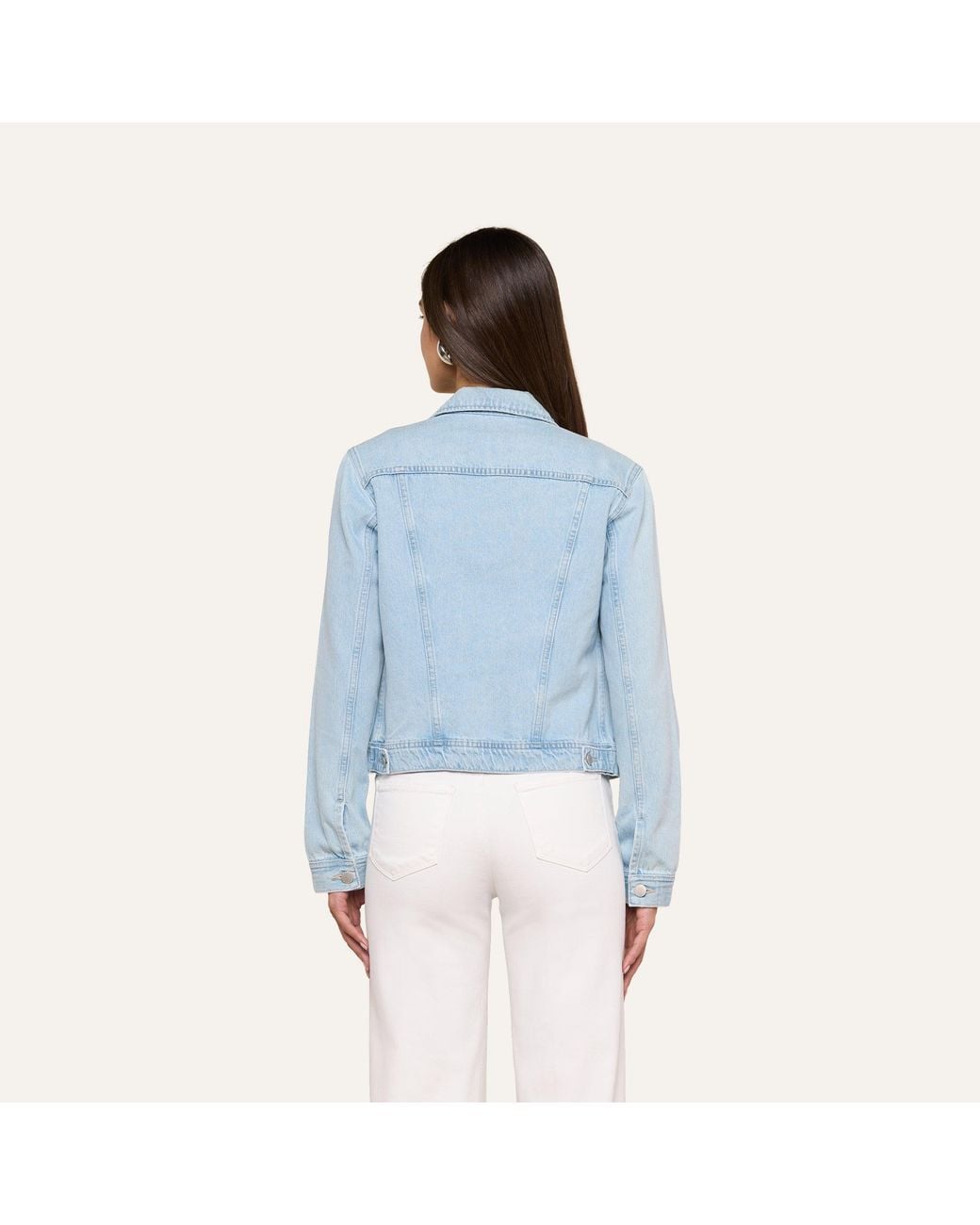 L'Agence Blue Celine Jean Jacket