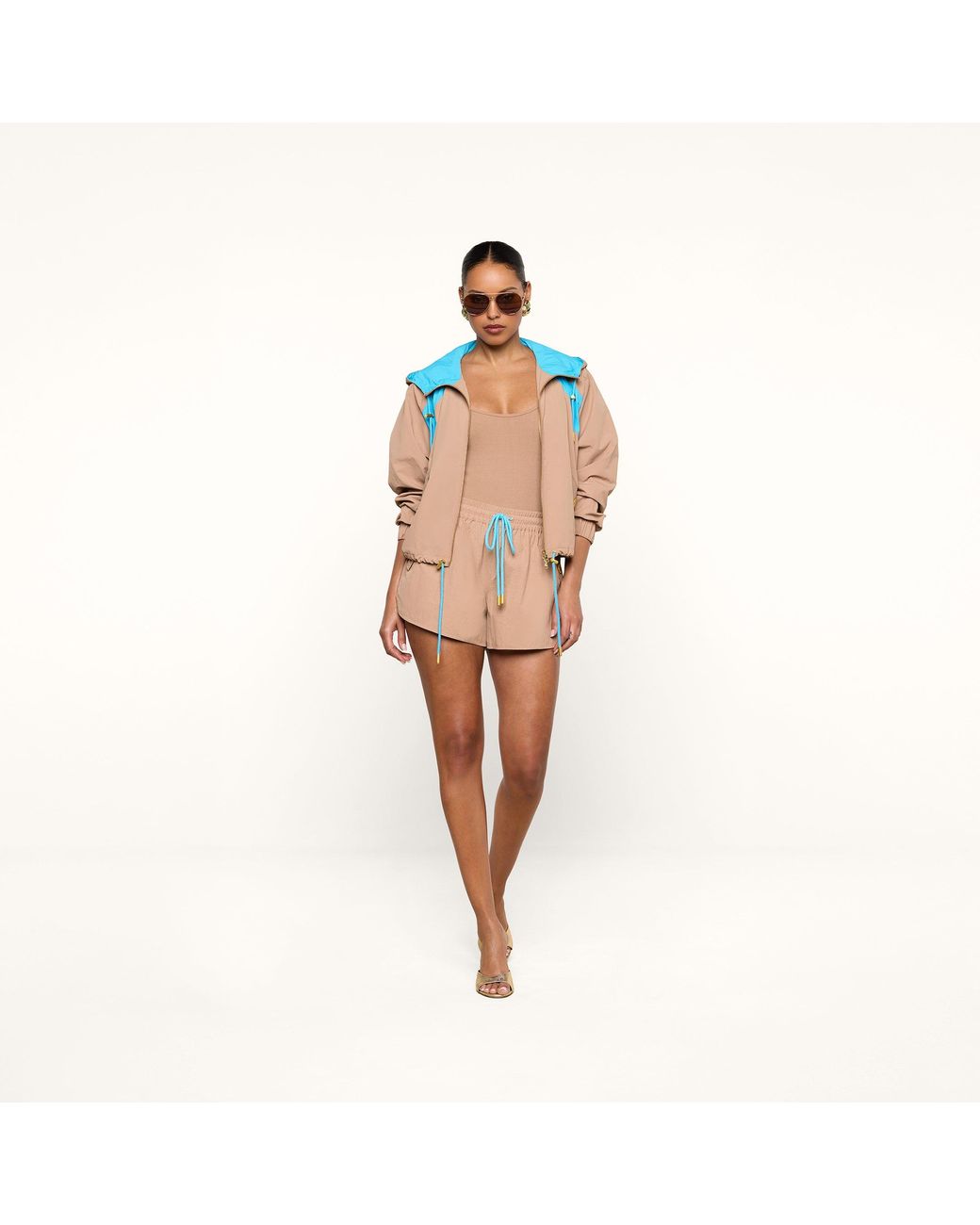 L'Agence Blue Lark Windbreaker