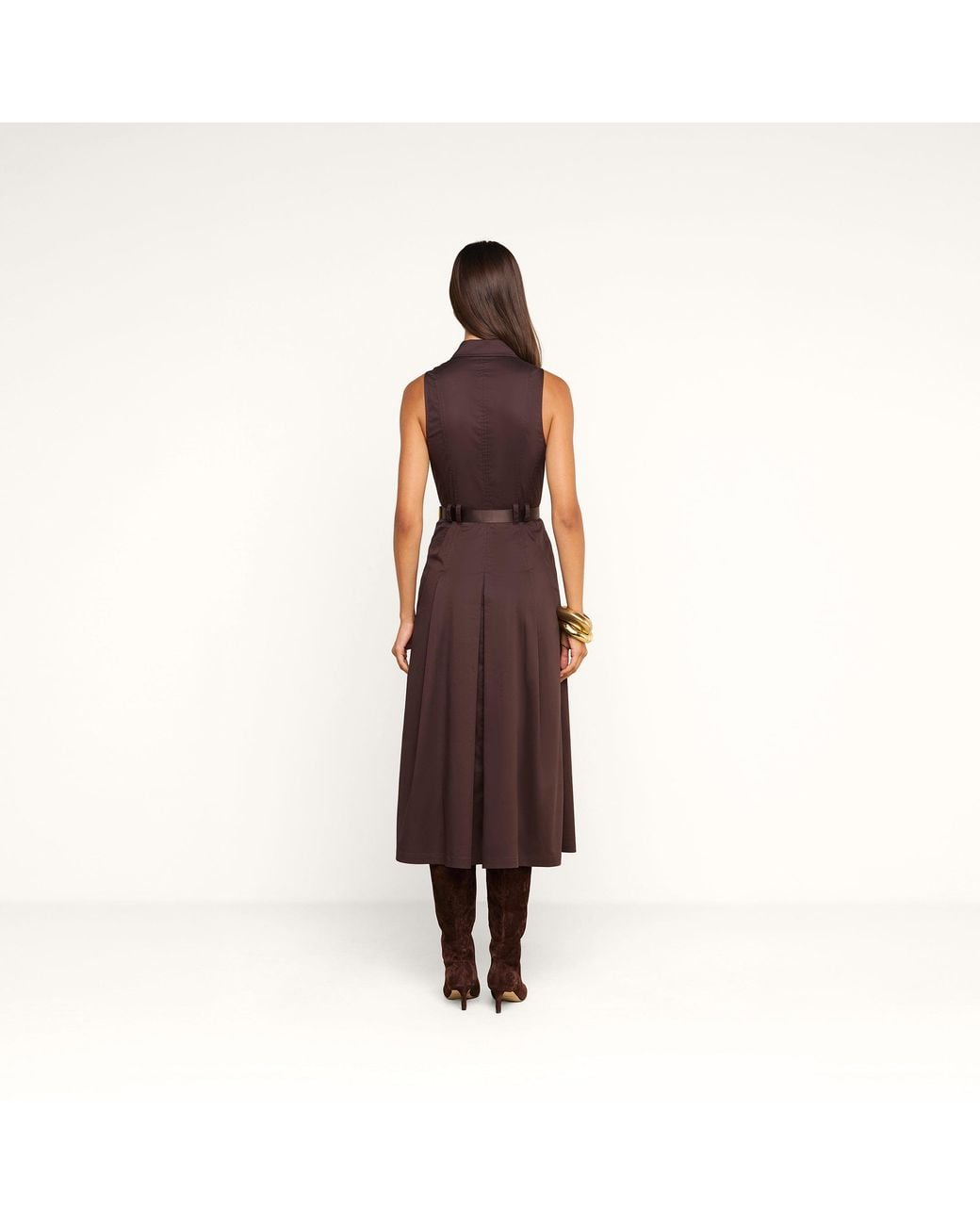 L'Agence Brown Kolton Dress