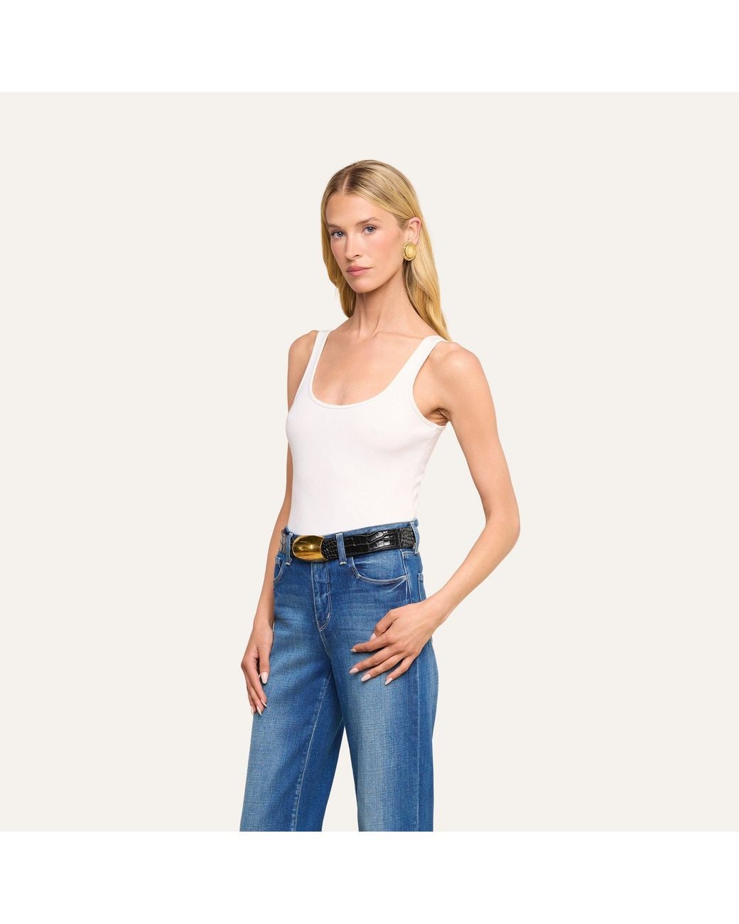 L'Agence Blue Nica Bodysuit