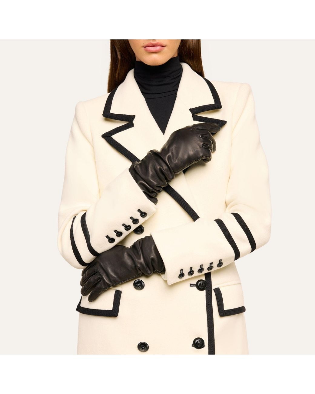L'Agence Black 'Agence Ballad Gloves