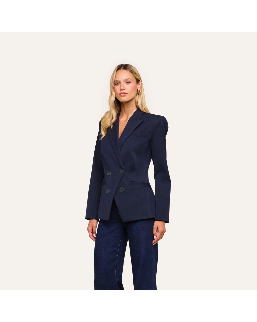 L'Agence Blue Kiora Blazer