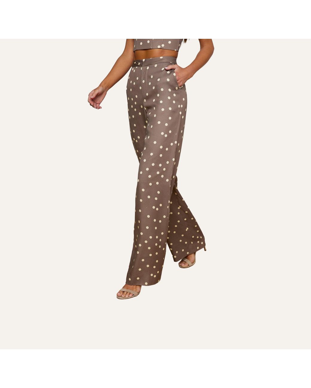 L'Agence Multicolor Livvy Straight-Leg Trouser