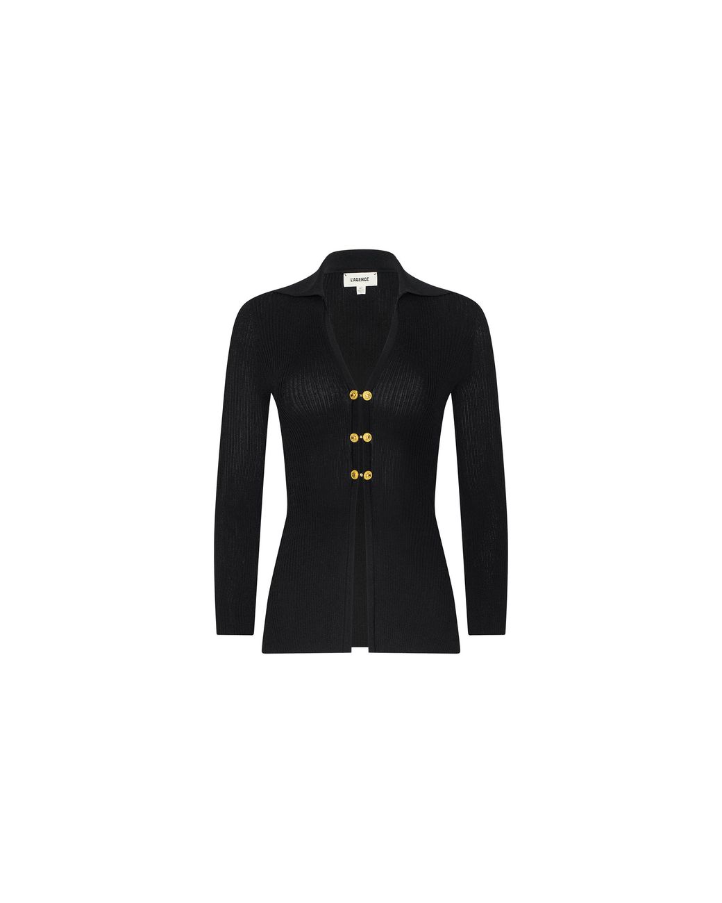 L'Agence Black 'Agence Kaye Cardigan Top