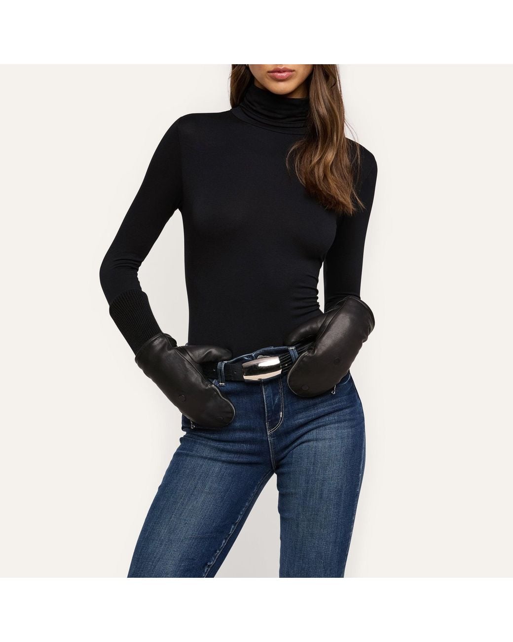 L'Agence Black Tempo Mittens