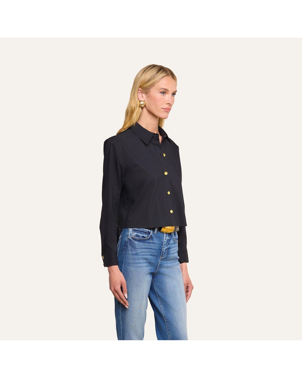 L'Agence Blue Cosette Shirt