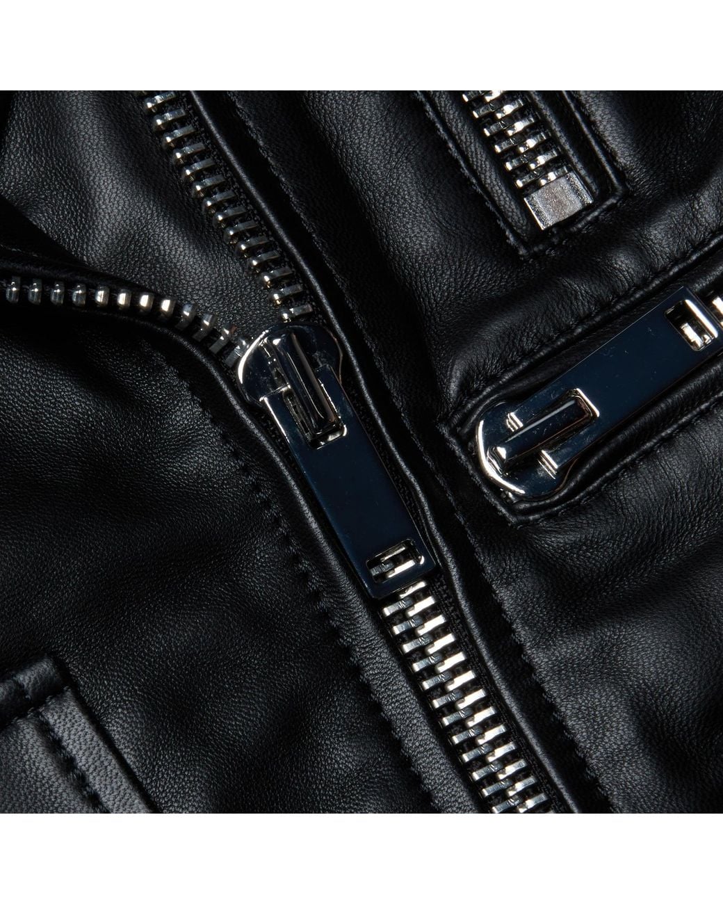 L'Agence Black Blakely Leather Biker Jacket