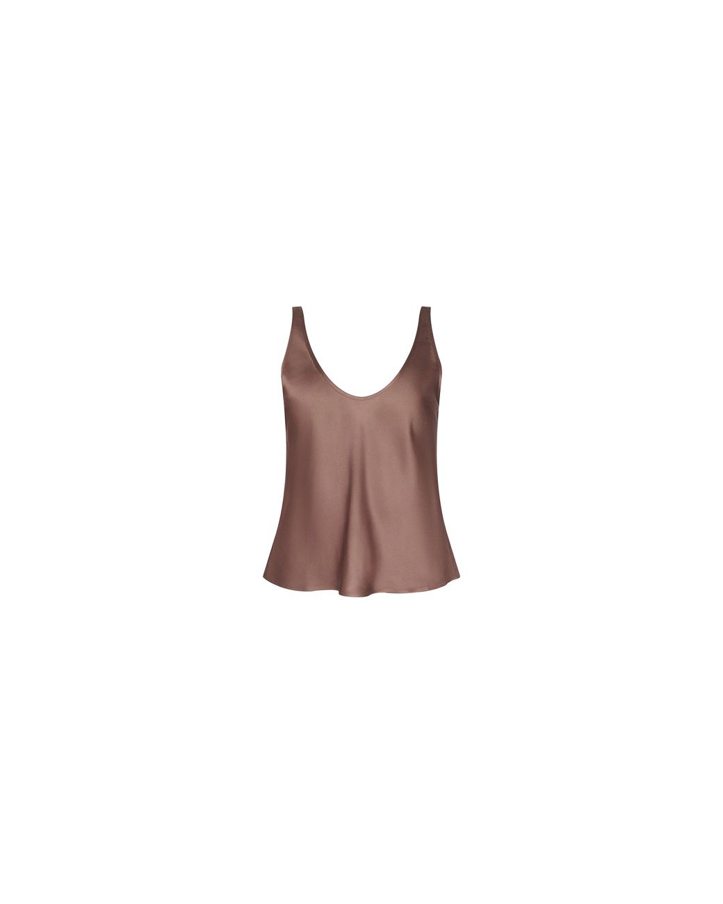 L'Agence Brown Eddie Tank Top