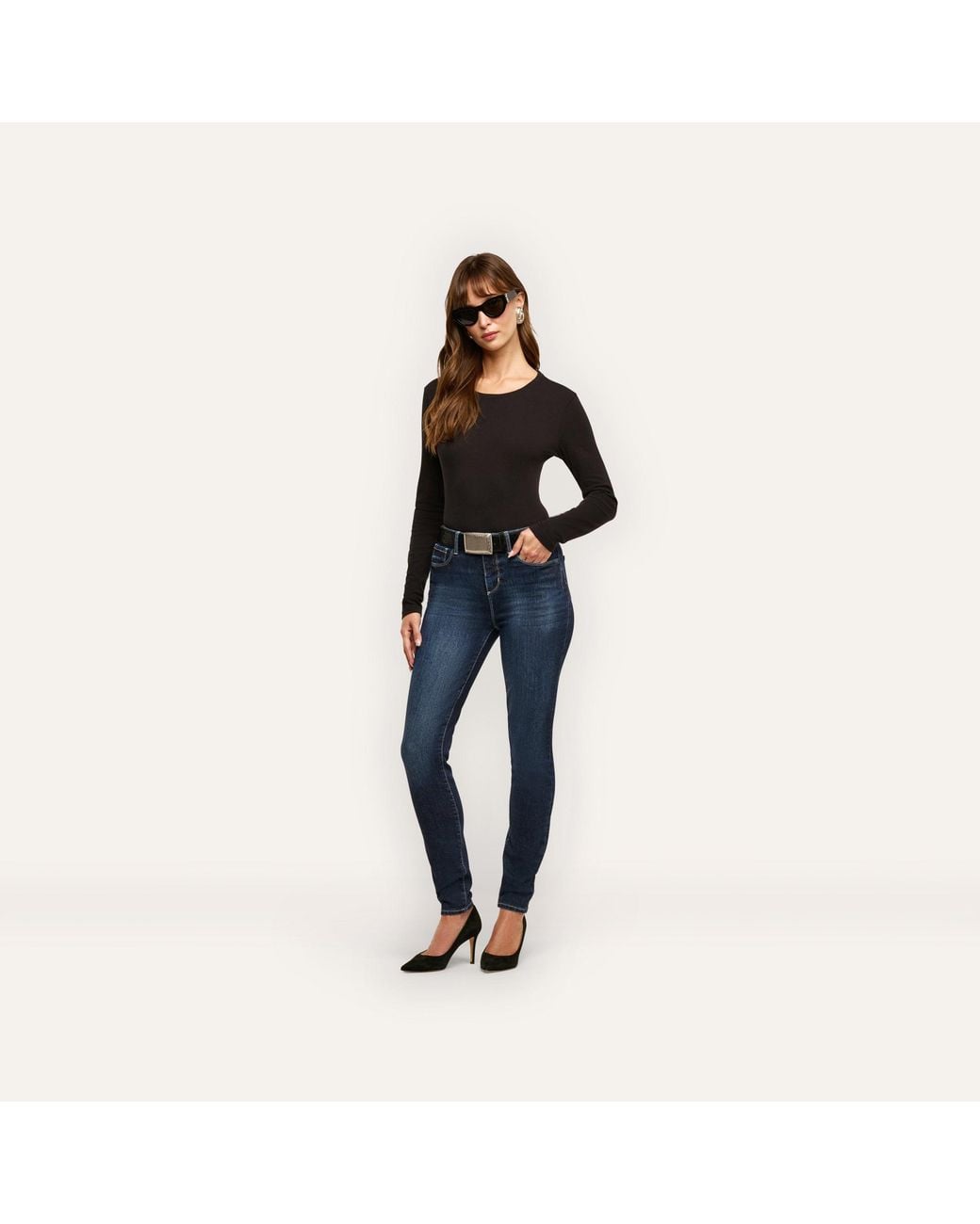 L'Agence Blue Marguerite Skinny Jean