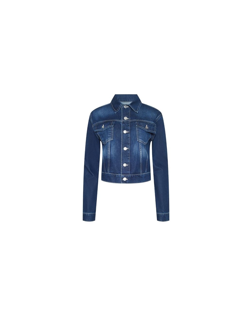 L'Agence Blue Alessia Jean Jacket
