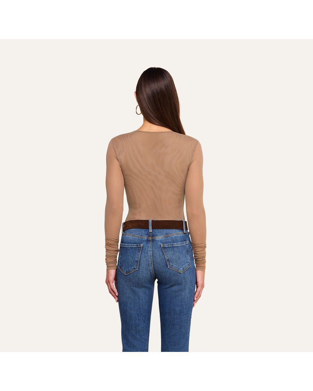 L'Agence Natural Thalassa High-Leg Bodysuit