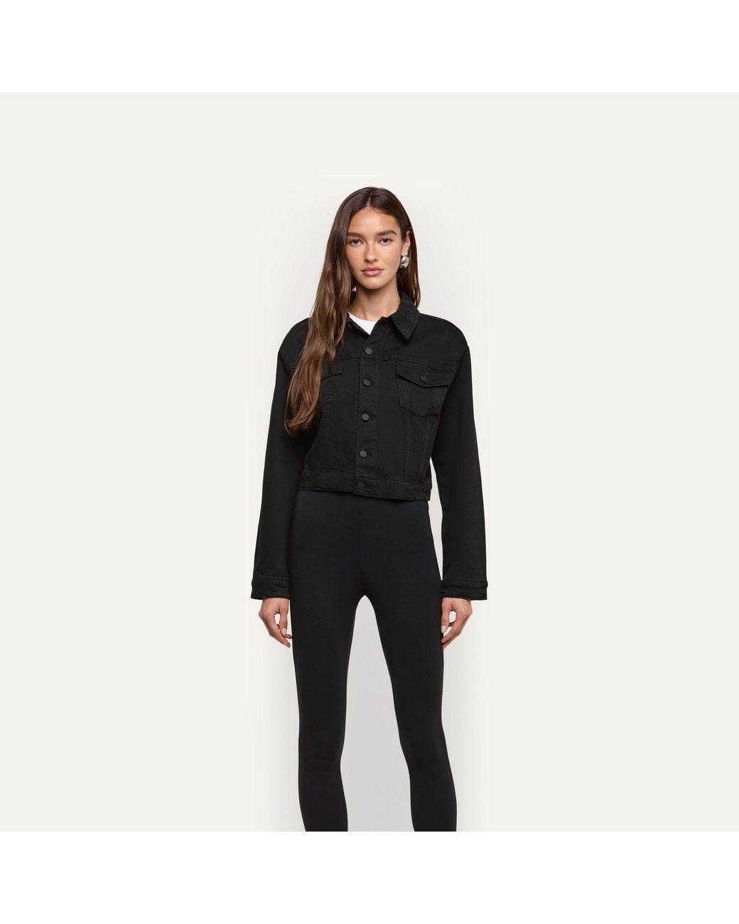 L'Agence Black 'Agence Alessia Jean Jacket