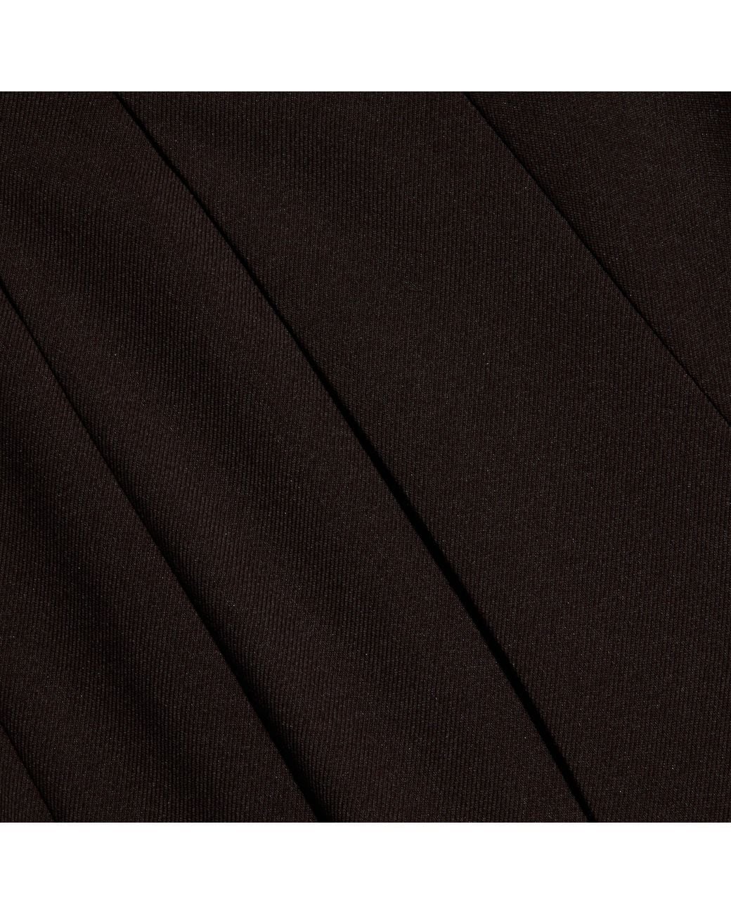 L'Agence Brown Nova Pleated Wide-Leg Pants