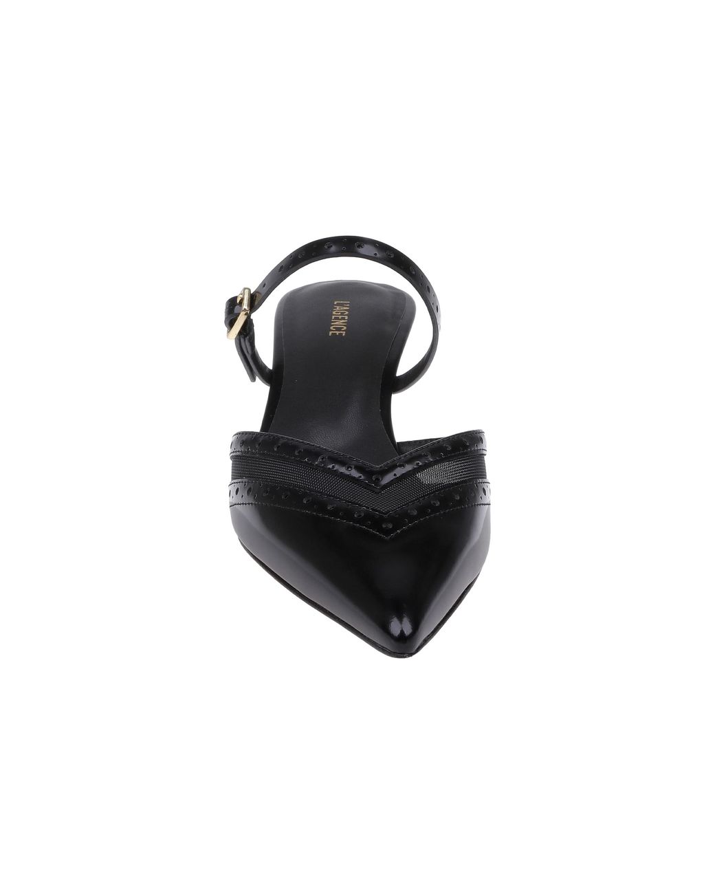 L'Agence Natural Shelbie Kitten-Heel Mule
