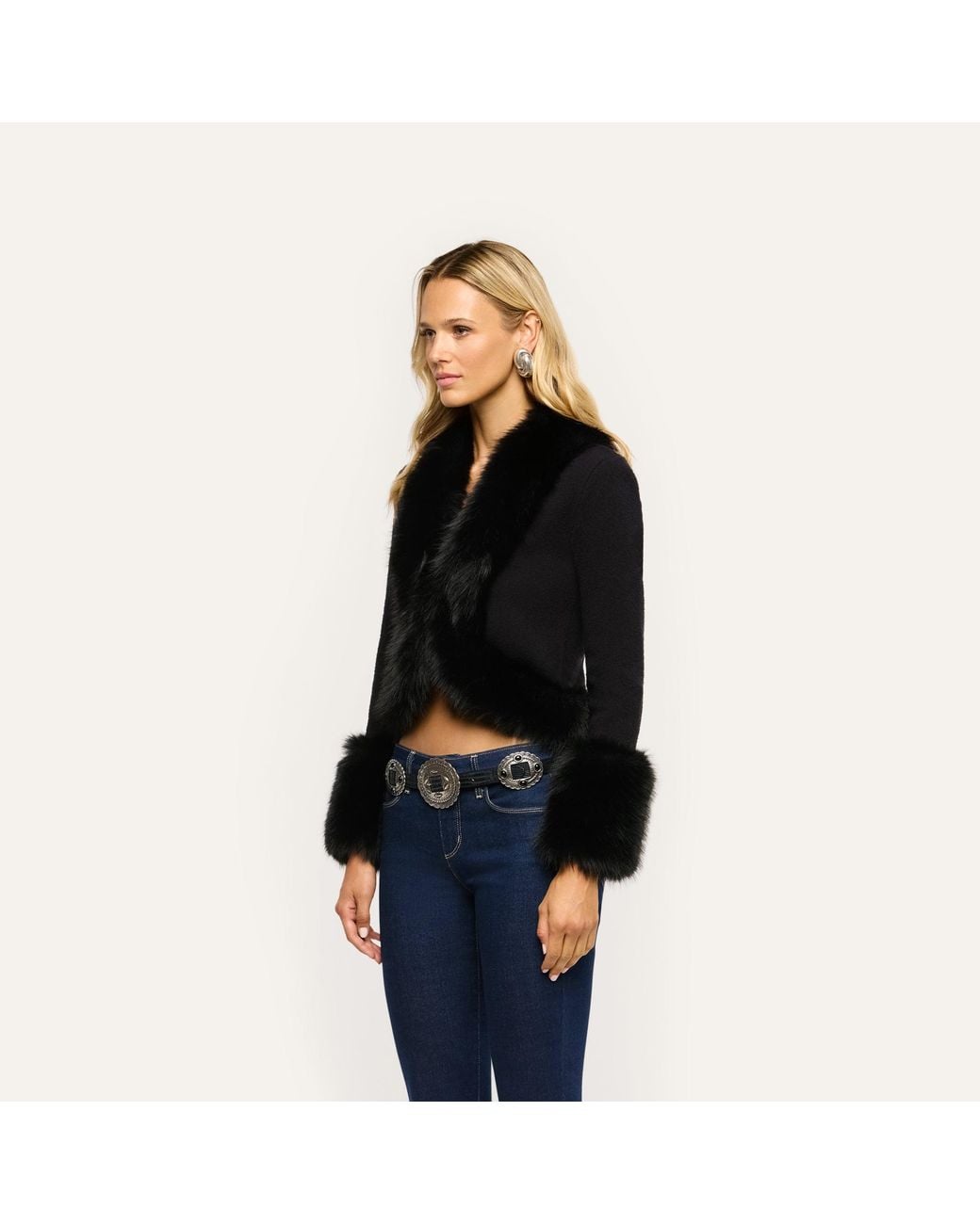 L'Agence Black Irma Cardigan